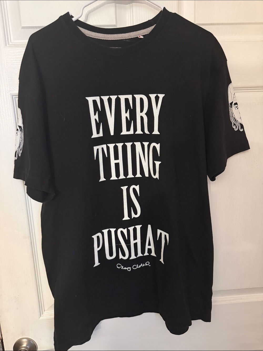 Everything Is Pushat Black Graphic Men’s T‑Shirt